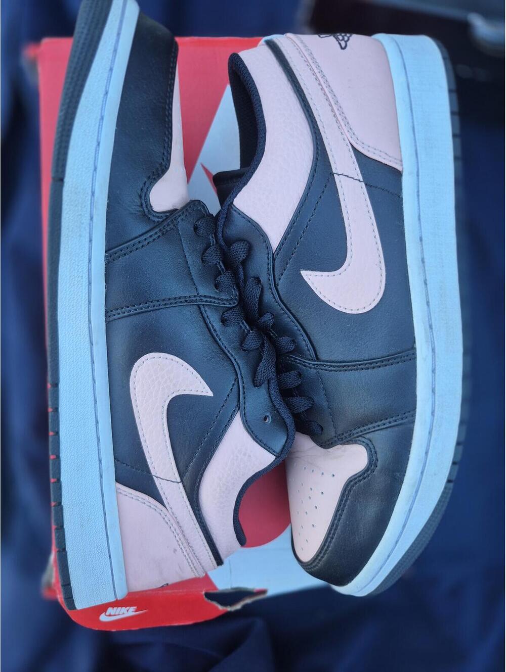 Air Jordan 1 Low Crimson Tint Pink Black MENS Size 10